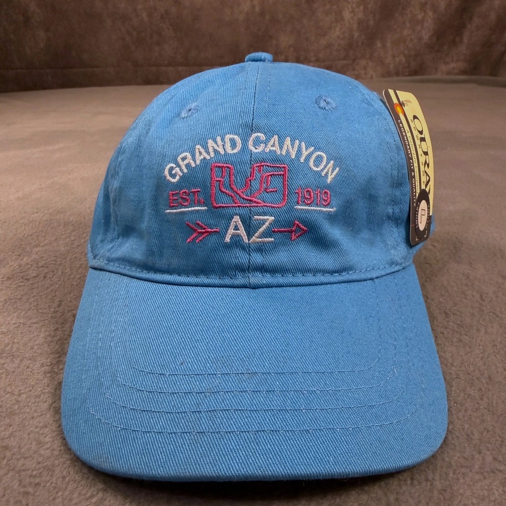Ouray Sportswear Grand Canyon Arizona Youth Blue Baseball Cap Hat NWT Adjustable